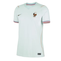 Camiseta Francia Segunda Equipación Replica Mundial 2026 para mujer mangas cortas